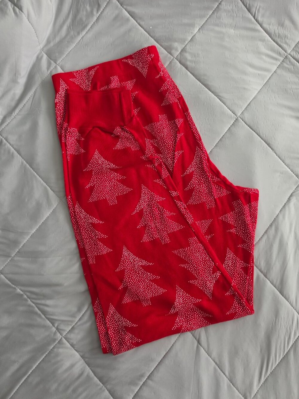 Carter's Family Matching Adult Pajama Pants Red Christmas Trees NWOT Size L